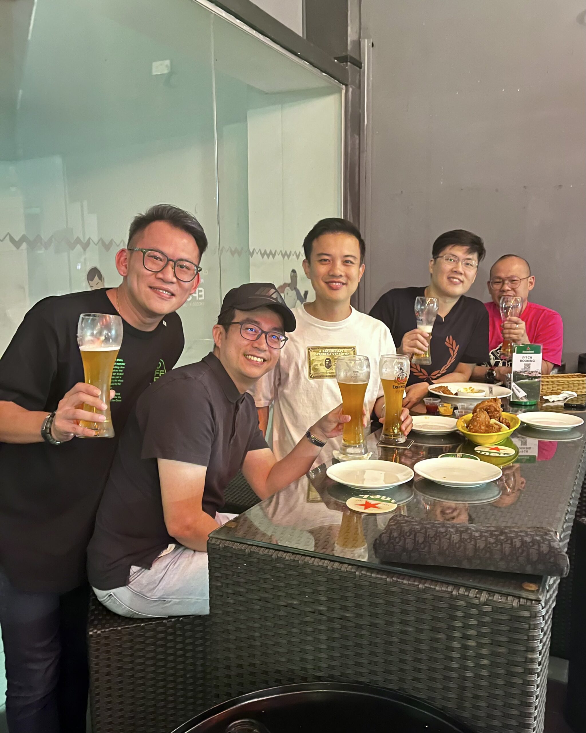 Chilling with buddies